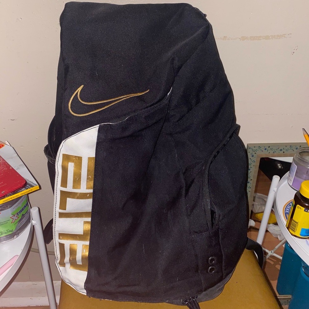 Nike ELITE Black and Gold Backpack